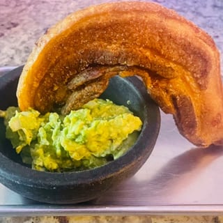 Chicharron and Guacamole
