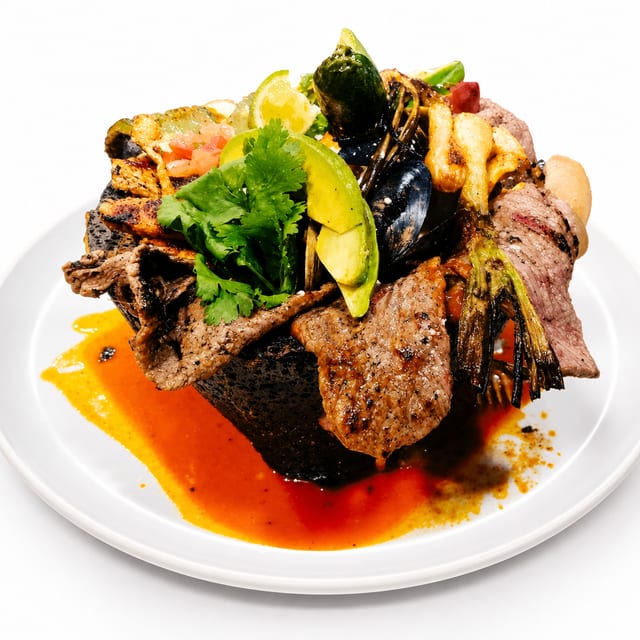 Molcajete Mar y Tierra.