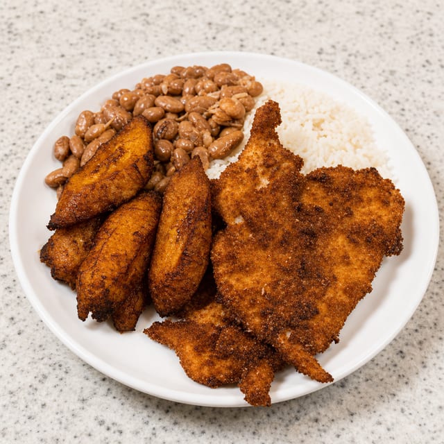 Breaded Chicken.
