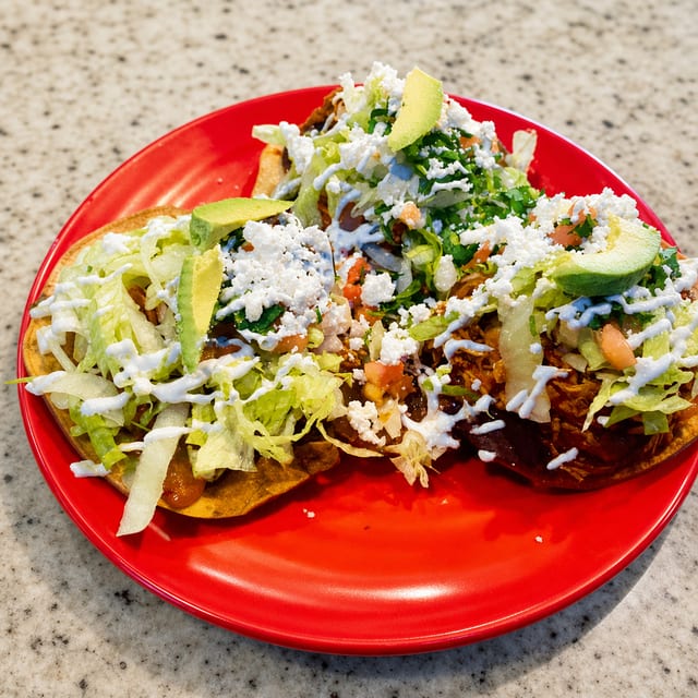 Ground Beef Tostadas.