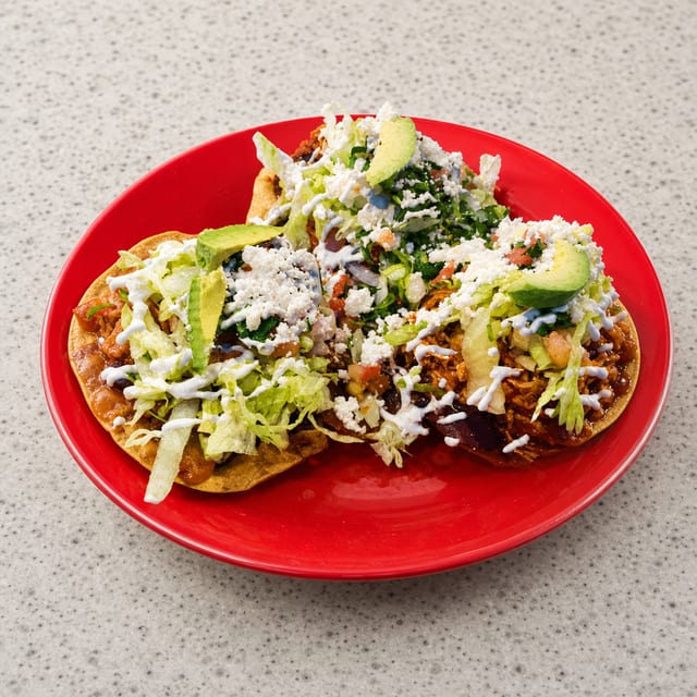 Vegetarian Tostadas.